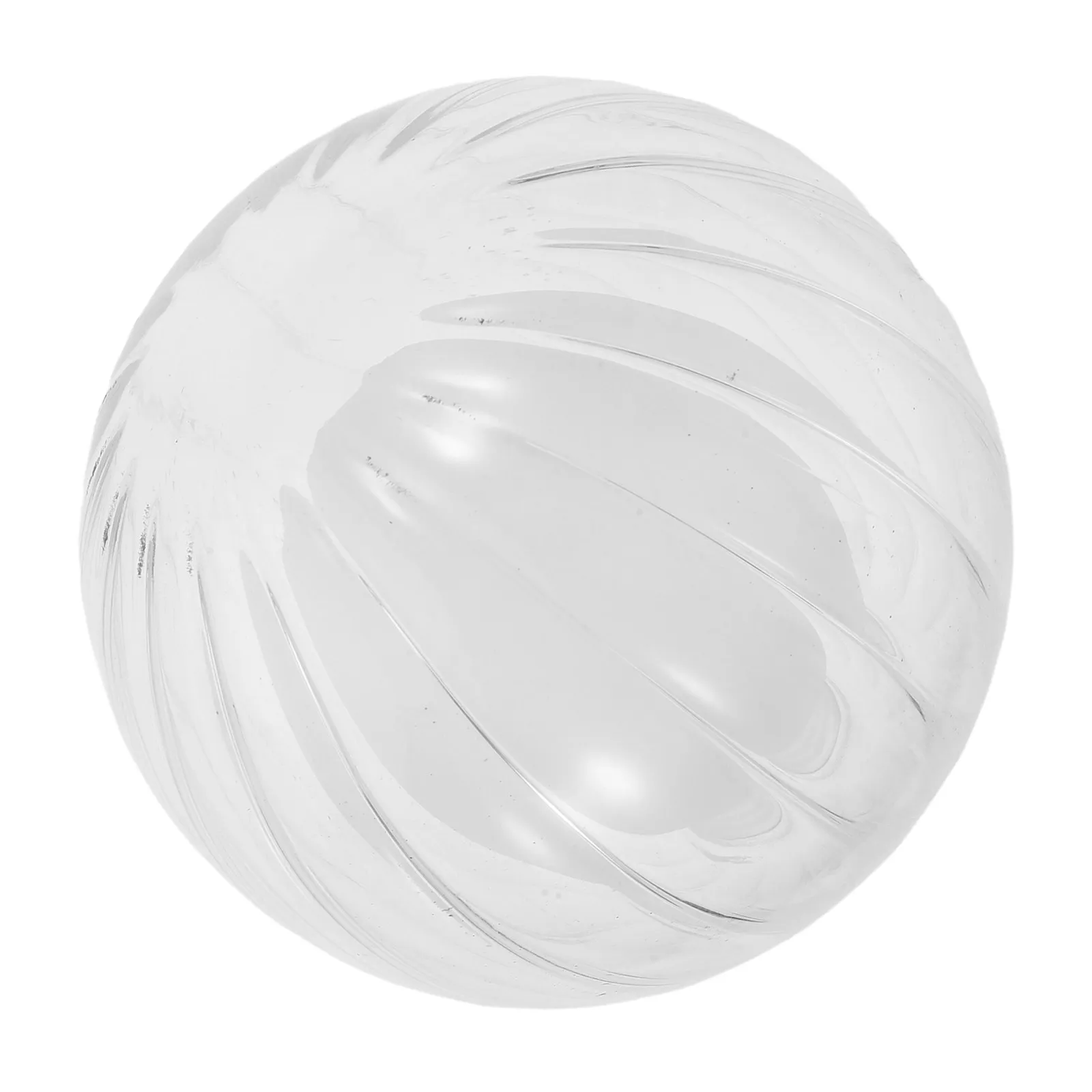 Glass Globe Lamp Shade Replacement 3.73 Inch Clear Double Layered Spherical Pendant Light Cover for G9 Bulb Ceiling Chandeliers