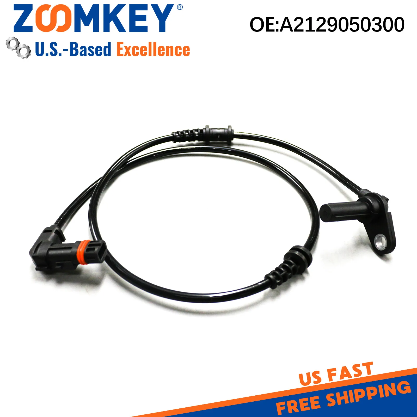 ZOOMKEY ABS Speed Sensor Fit For Mercedes CLS E-Class W212 S212 Front Right A2129050300