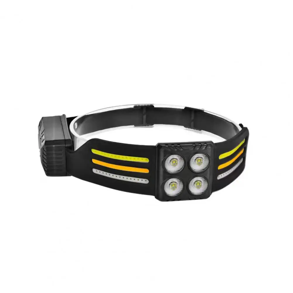 Outdoor Headlamp Rechargeable Outdoor Led Headlamp with Sensor Control Adjustable Headband for Night Fishing Light Cob
