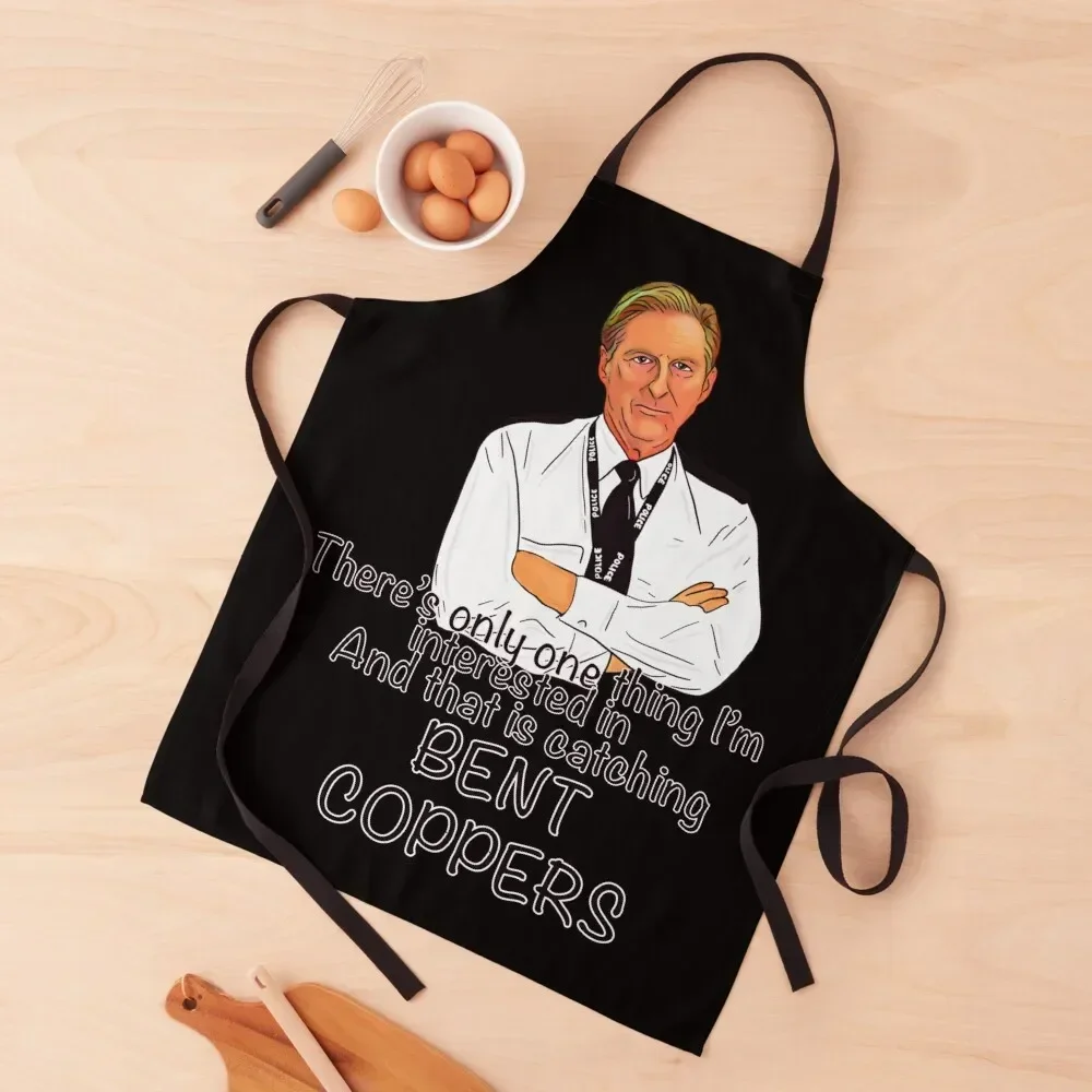 

Line of duty - bent coppers Apron Barista Household Items Kitchen Waterproof Kitchen For Women Apron