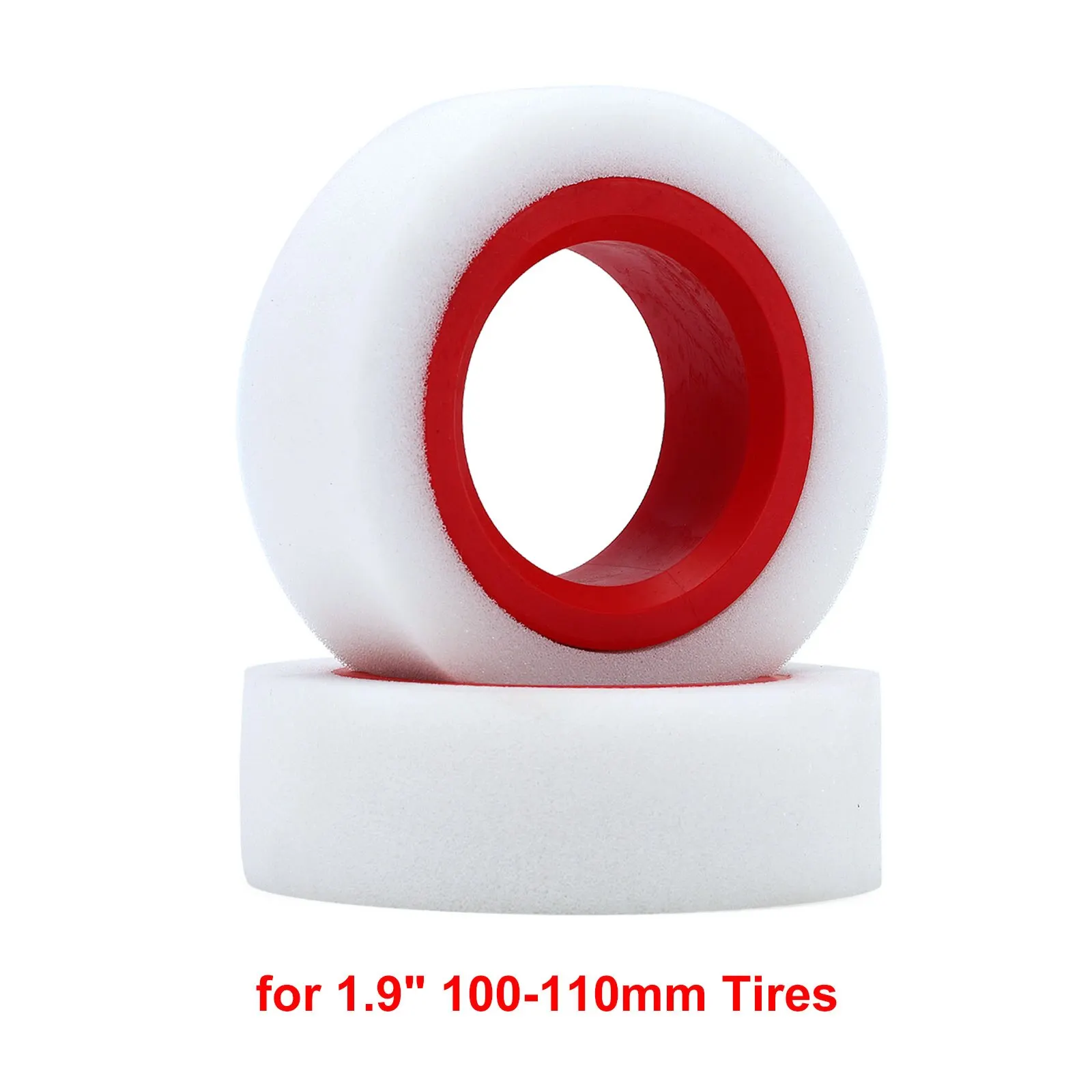 1.9 inch Sponge Liner 2PCS/4PCS Soft Sponge&TPE Dual Stage Foam Fit for 1/10 RC Crawler Car TRX4 TRX6 Axial SCX10 90046