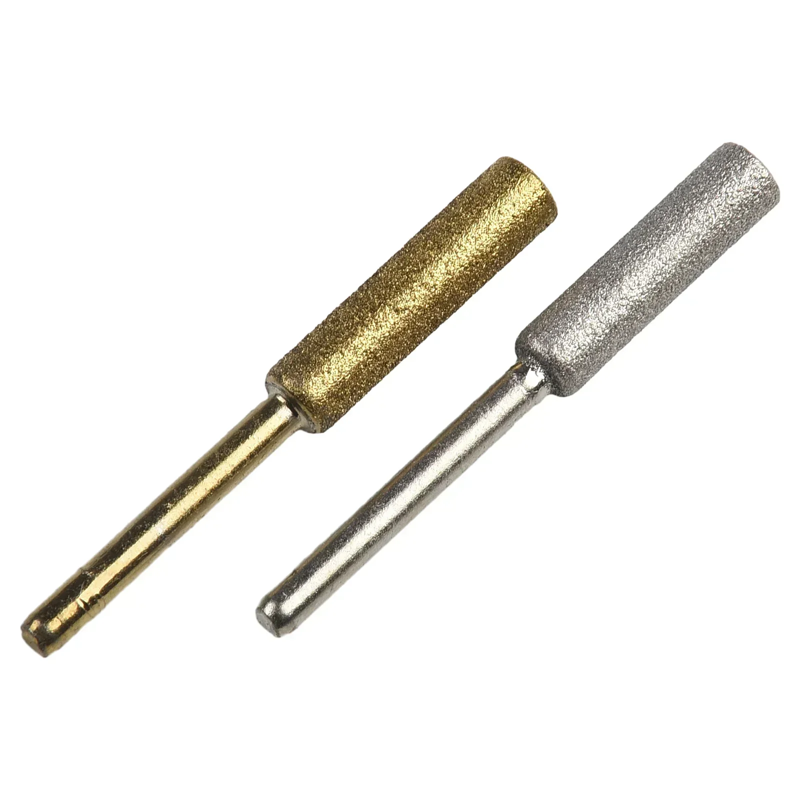 Afilador de motosierra de 6 piezas, rebaba cilíndrica recubierta de esmeril de 4,0/4,8/5,5mm, afilador de cadena de Lima de piedra