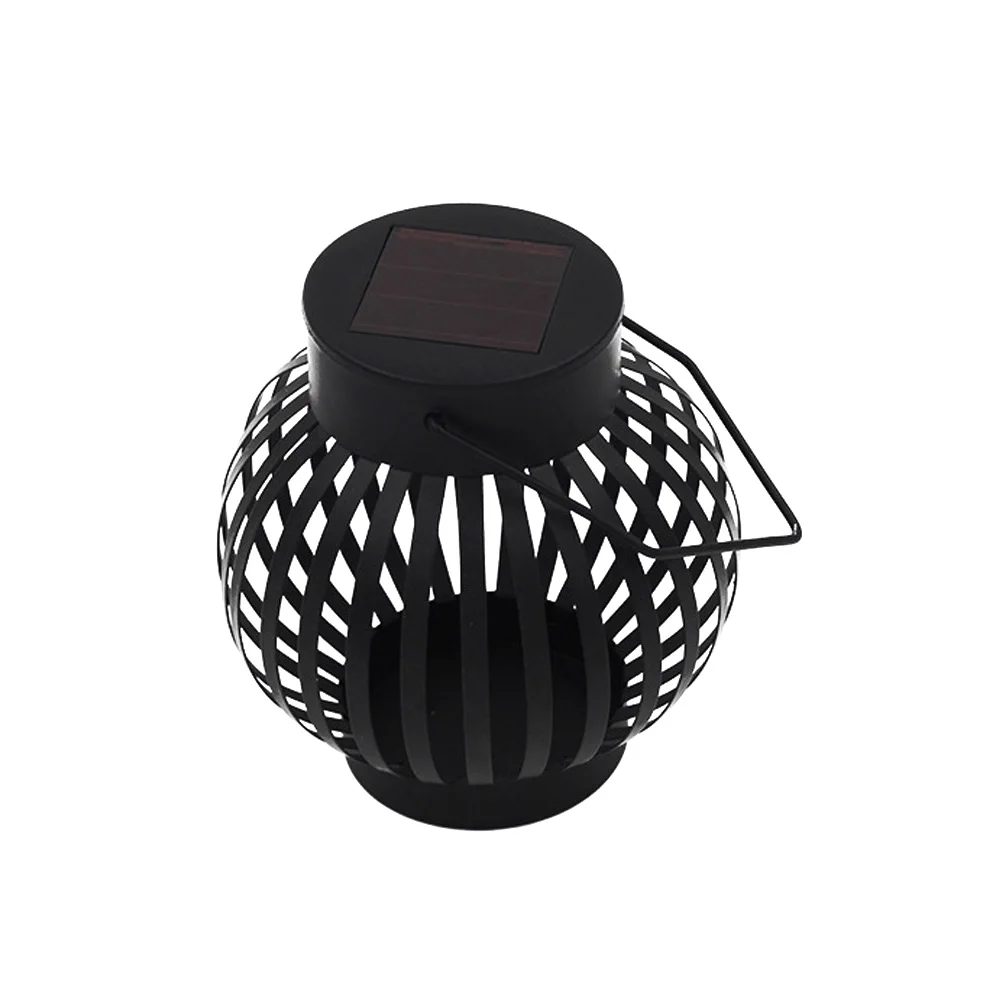 

Solar Powered Pumpkin Shape Tent Light Portable Wrought Iron Led Lamp 7 Colors Adjustable Decorative Night Light For Outdoors