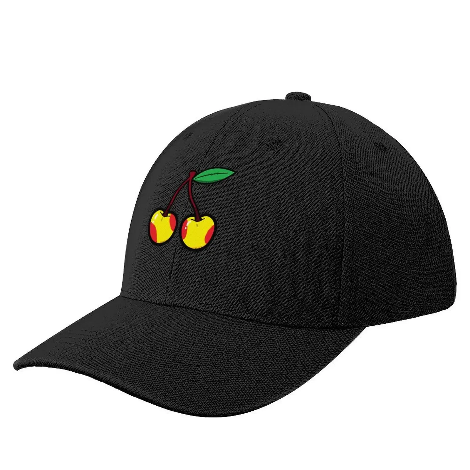 

Rainier Cherries Baseball Cap Visor black Sunscreen cute For Man Women's