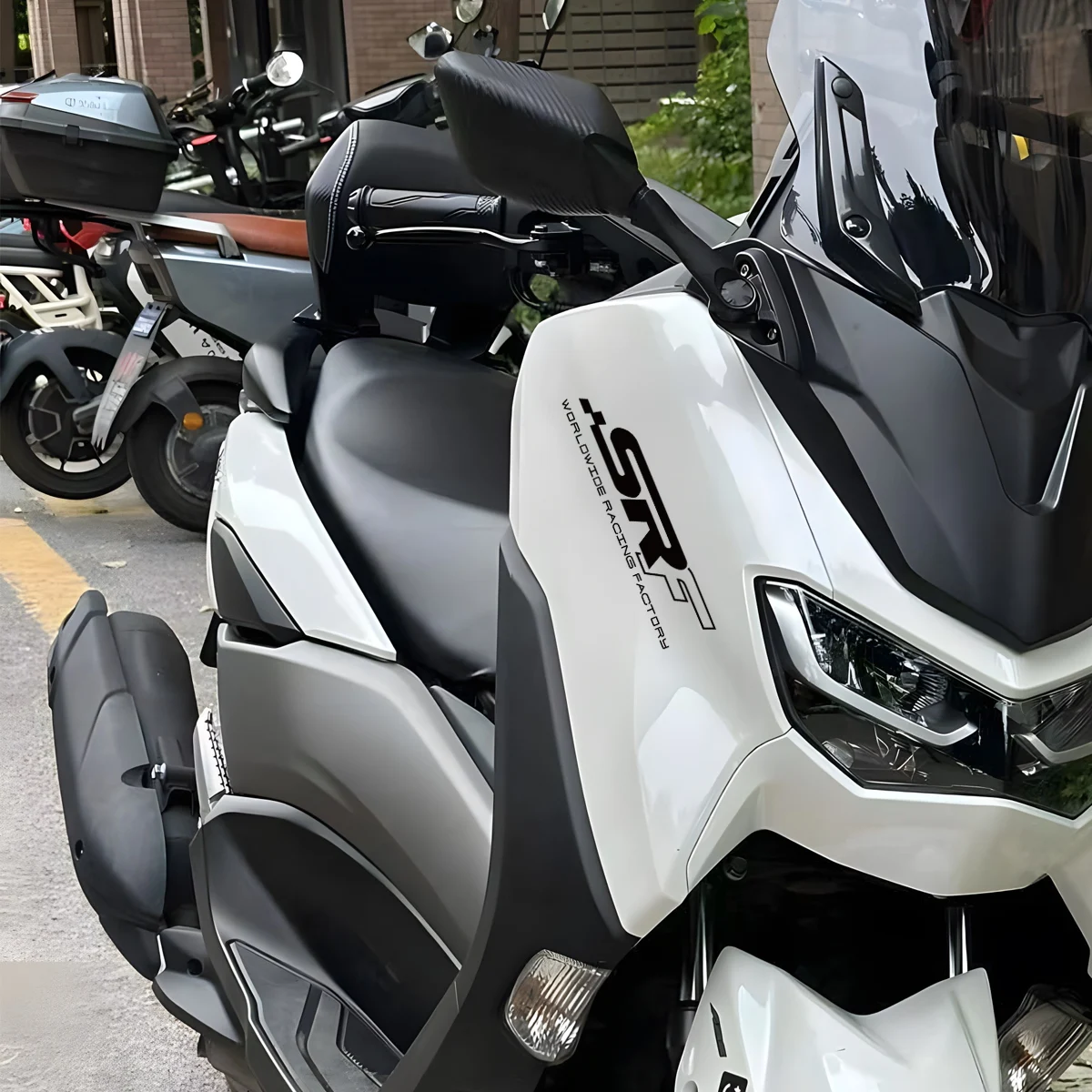 For XMAX TMAX NMAX Haojue ADX125 Reflective Vinyl Sticker Motorcycle Body Decorative Decal Modified Accessories