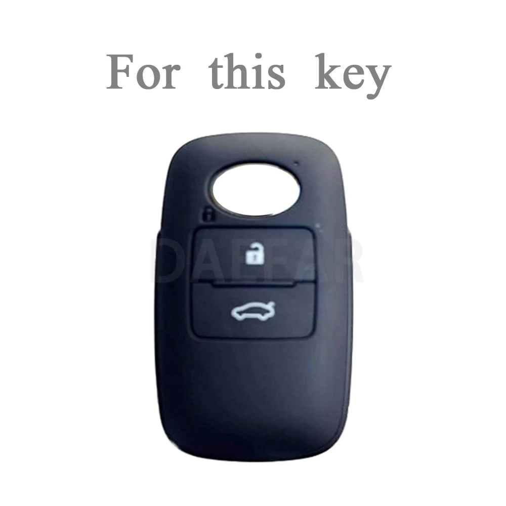 3 Buttons Car Key Protector Fob for Toyota Yaris Ativ Raize Veloz Avanza Perodua Malaysia TPU Car Key Case Cover Shell Keychain