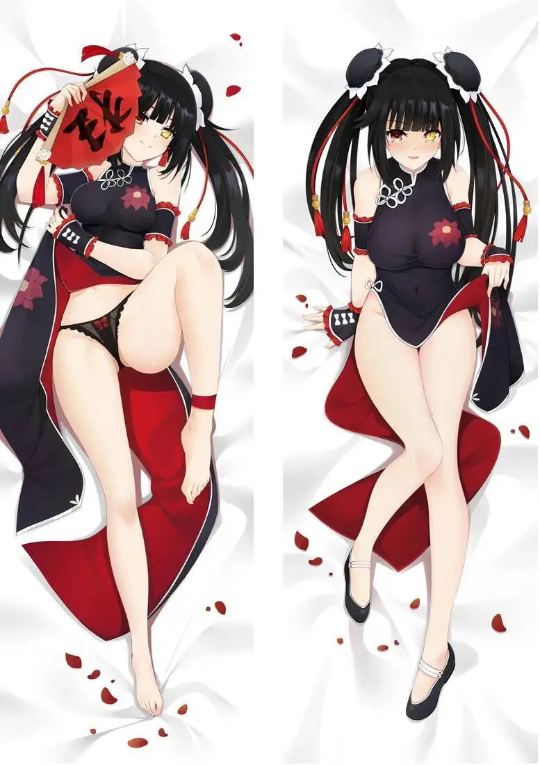 

Anime Date A Live Nightmare Tokisaki Kurumi Dakimakura All Clothes 2-Sided Print Otaku Waifu Bedding Hing Body Pillow Case