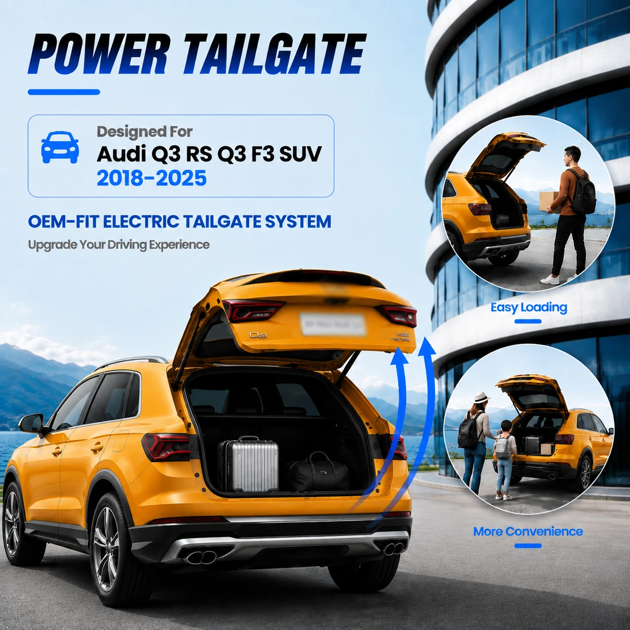 For Audi Q3 RS Q3 F3 SUV 2018-2025 Automatic Lifting Electric Tailgate Lock Module Closing System Power liftgate  Smart