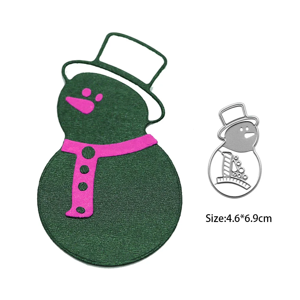 

Christmas Metal Cutting Dies Card Making Snowman Mould Scrapbooking Decoration Dies Cut Mold Template for Paper Craft Diy