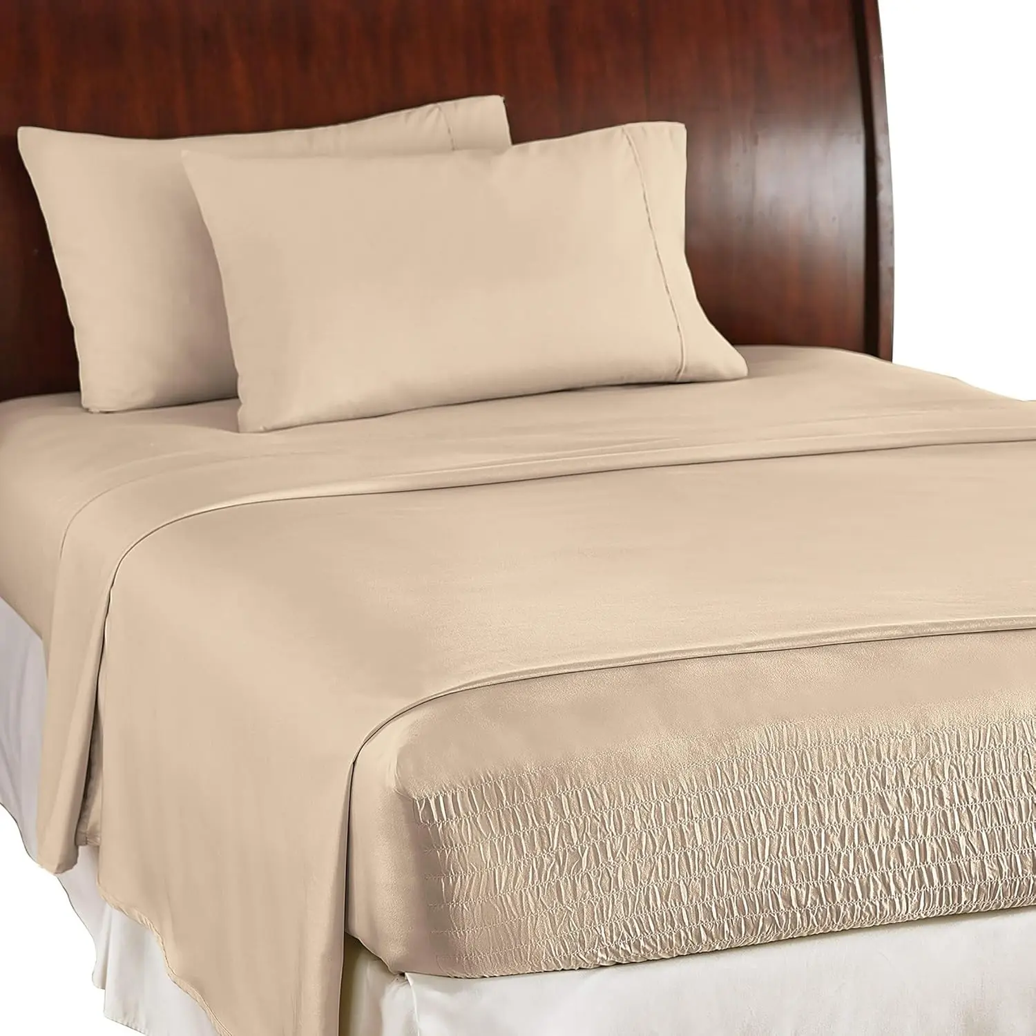 

Bed Tite Soft Microfiber Bed Sheet Set Fawn Twin