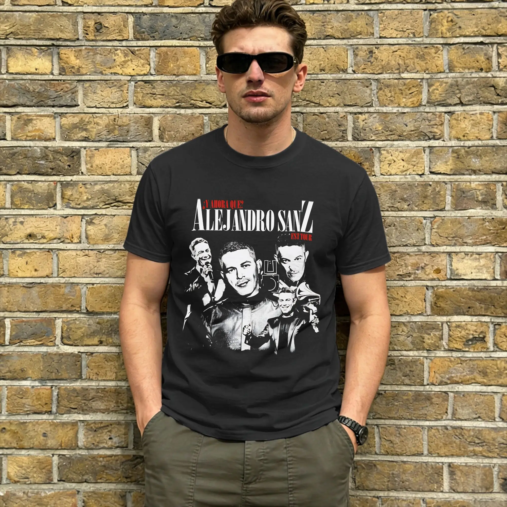 Alejandro Sanzs 100% Cotton T Shirt For Adult Summer Spanish 2026 Tour Y2K Funny T-Shirts Comfortable Harajuku T Shirt Big Size