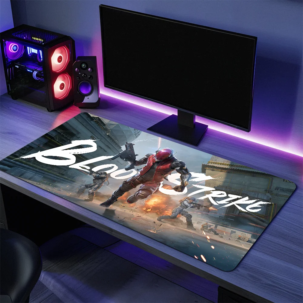 لوحة ماوس مضادة للفرش للمنزل بلود مخصصة مريحة للمكتب مطاطية كبيرة لعبة سترايك حصيرة مكتبية لوحة مفاتيح الكمبيوتر غير قابلة للانزلاق