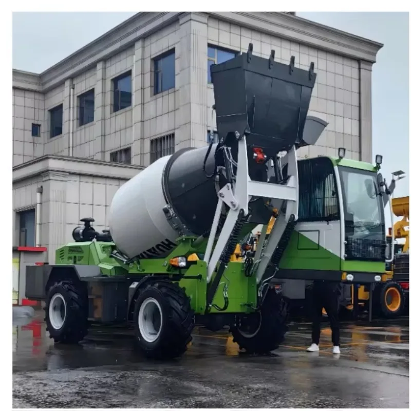 China 5.5m3 6.5m3 Capacity Self-Loading Ready Mix Concrete Mixer Truck with Engine As Core Component Concrete Pump Machine