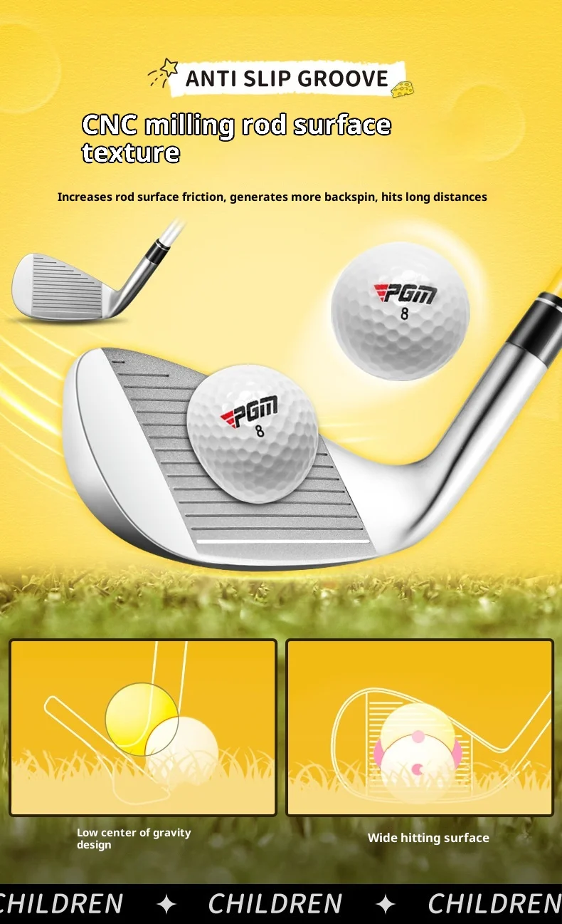 PGM Children's Golf Club Junior Boys Beginner Set Girls' Ball Bag Set Youth Graphite Shaft JRTG017