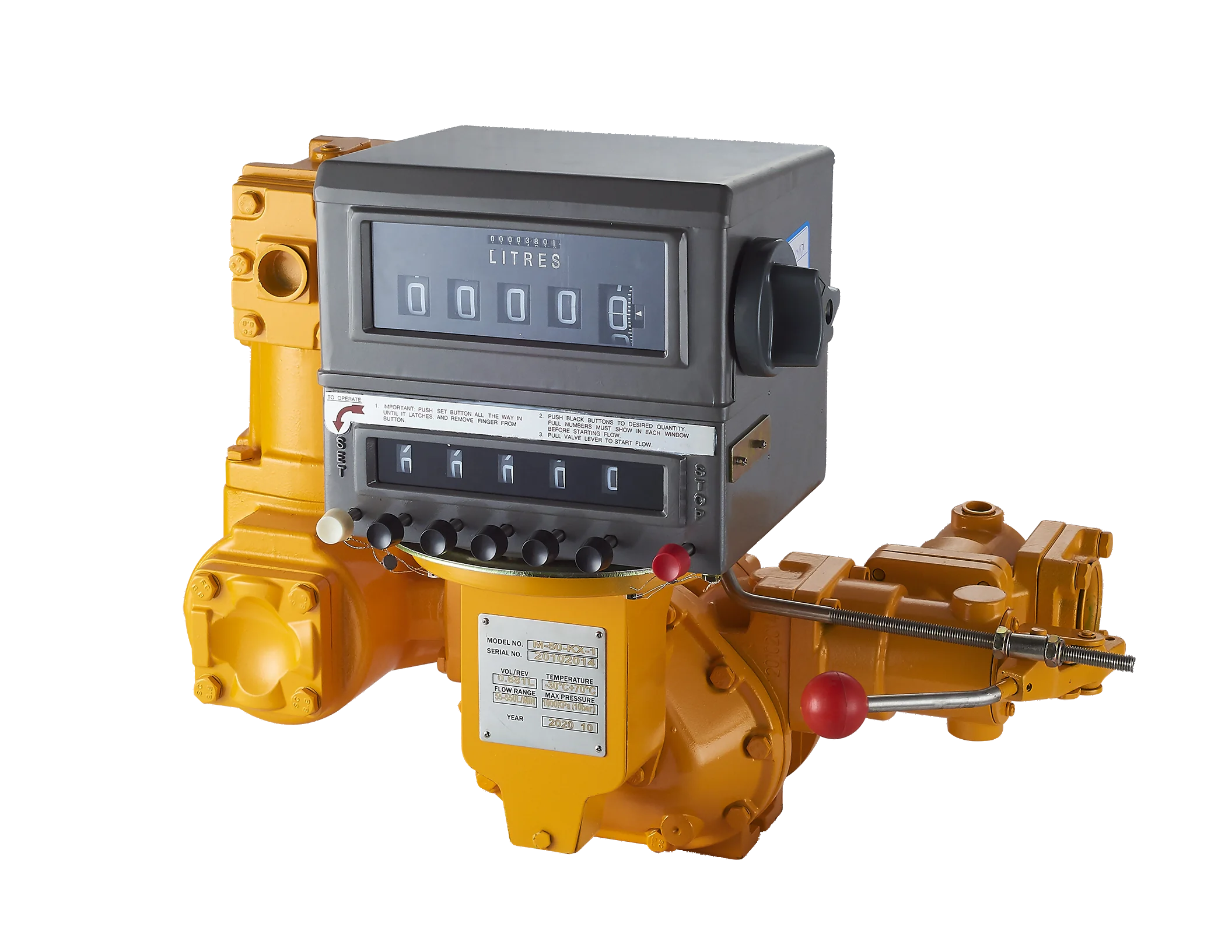 Preset PD Flow Meter Lc M-50-KX-1 Bulk Flow Meter Petroleum,   Tank Truck Stock Terminal