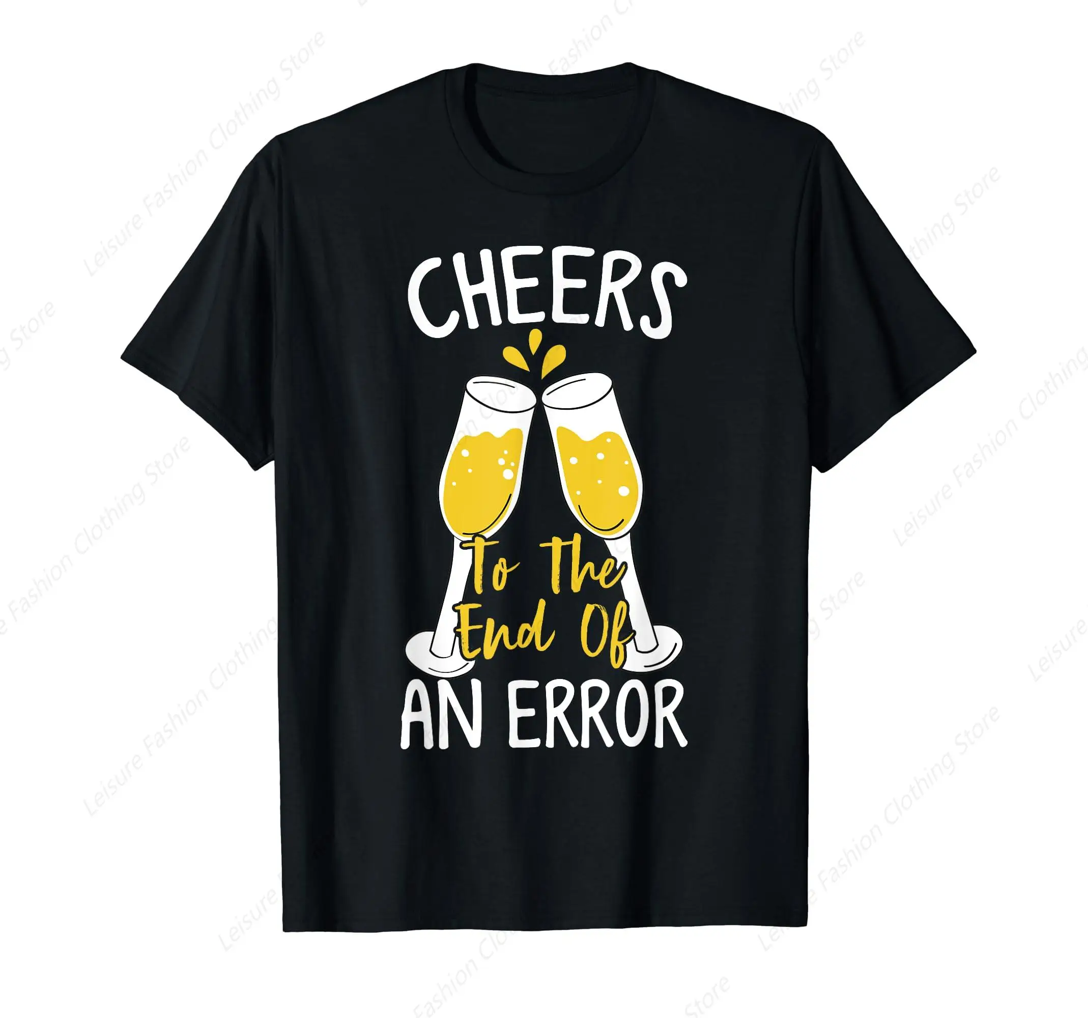 End Of An Error Funny Divorce Happy Divorce End Of Marriage T-Shirt Retro Summer Men Women Cotton Tee