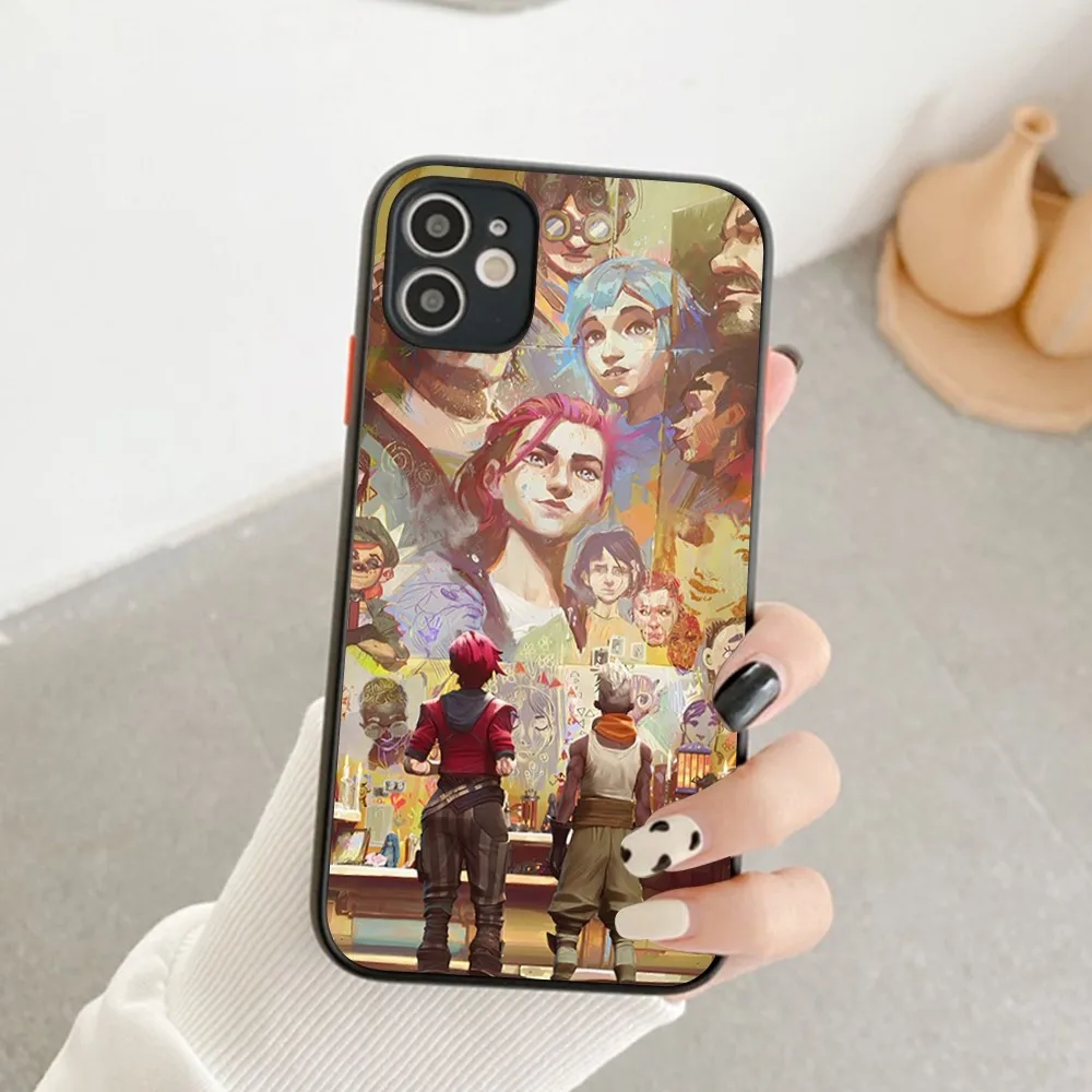 L-League Of Legends Phone Case For IPhone 14 11 12 13 Mini Pro Max 8 7 Plus X XR XS MAX Translucent Matte Cover