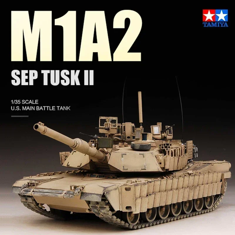 

1/35 TAMIYA model 35326 American M1A2 Main Battle Tank SEPTUSK II assembly Scale diy toys Model Kit