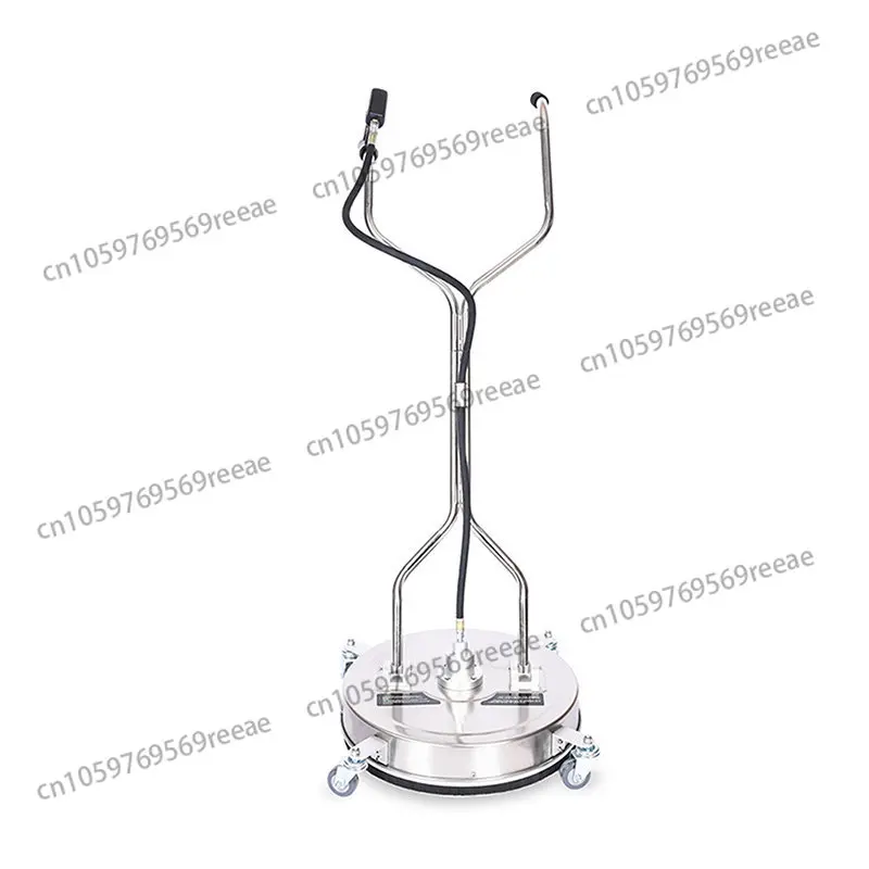 

High-pressure stainless steel floor cleaning disc with quick-connect system for floor cleaning machines