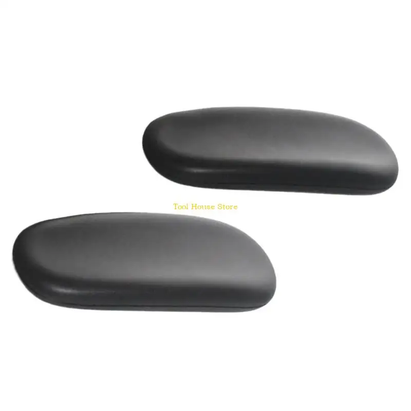 

1 Pair Chair Arm Pads Armrest Top Caps Replacement Accessory 5.9x2in Mounting Hole Universal Office Chair Arm Rest Pads