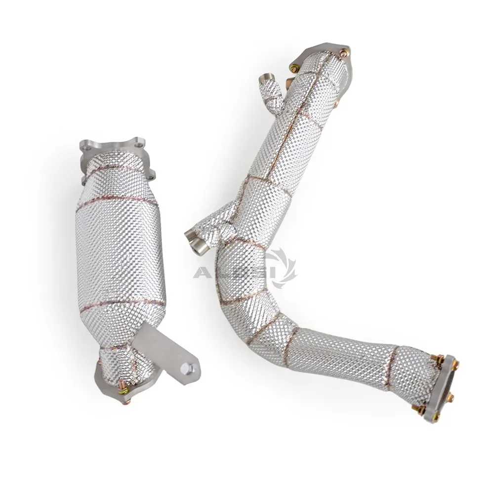 

Выхлоп для Audi A7 2.0T C8 2020-2025 Даунпайп из нержавеющей стали Performance Header Racing Enhancement Выхлопная труба в сборе