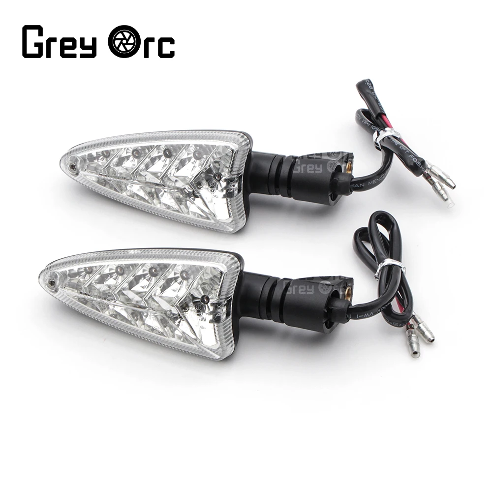 2 Wires LED Turn Signal Light For Bmw K1200R K1300R R1200 R1200GS R1200R For Triumph Daytona 675 675R Tiger 800 Indicato Lamp