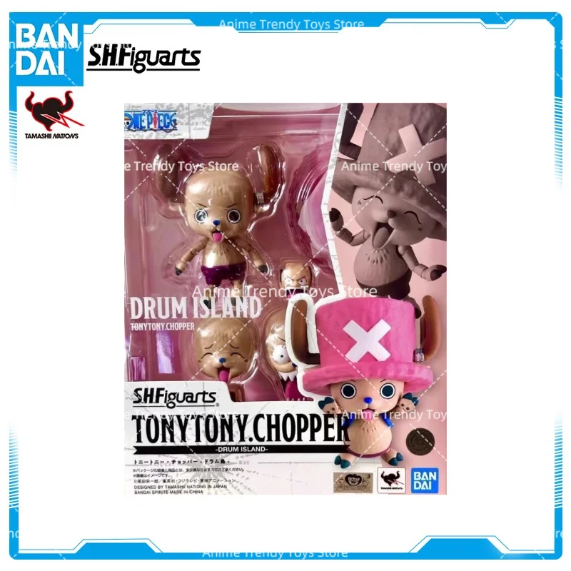 

In stock Bandai S.H.Figuarts Tony Tony Chopper-Drum Island One Piece With Accessories Figures Anime Model Toy Gift WY