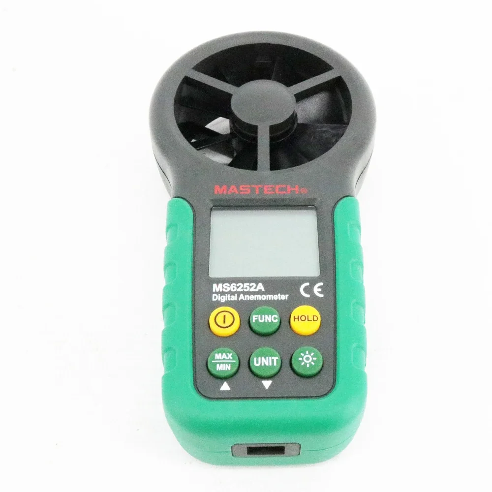 

2026 Mastech MS6252A Digital Anemometer Air Velocity Air Flow Tester 0.80~30.0 m/s