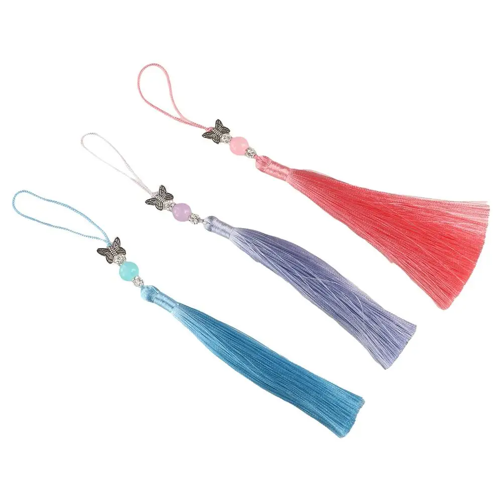 Kleidung Anhänger Glück Lesezeichen Quasten Lanyard Segen Quaste Auto Schlüsselanhänger DIY Handwerk Telefon Anhänger Kette Geschenk