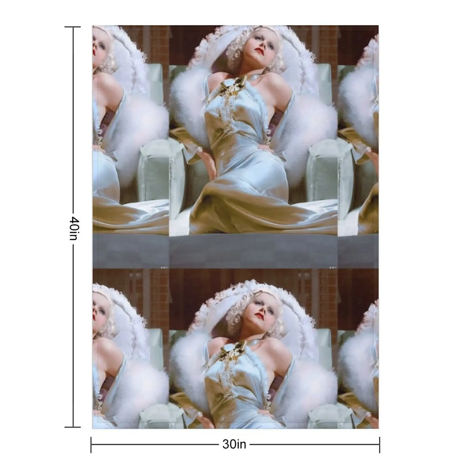 jean harlow aesthetic Throw Blanket Nap Hairy Stuffeds manga Blankets