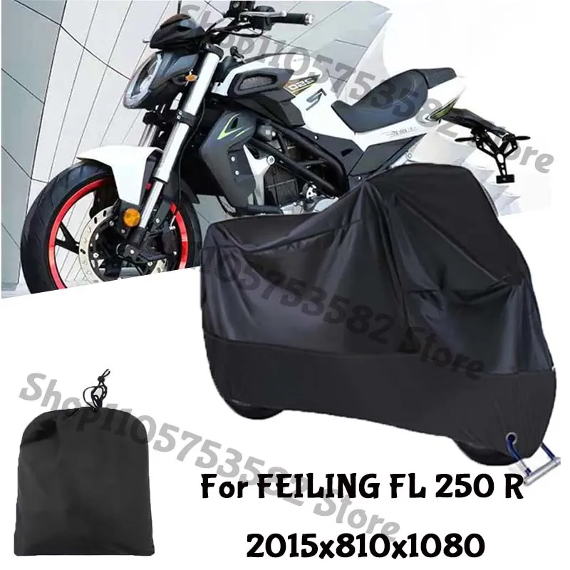 Motorcycle Full Covers For FEILING FL 250 R Car Outdoors Sun Protection Dust No Ear Thickened Oxford Clothcover Accessories