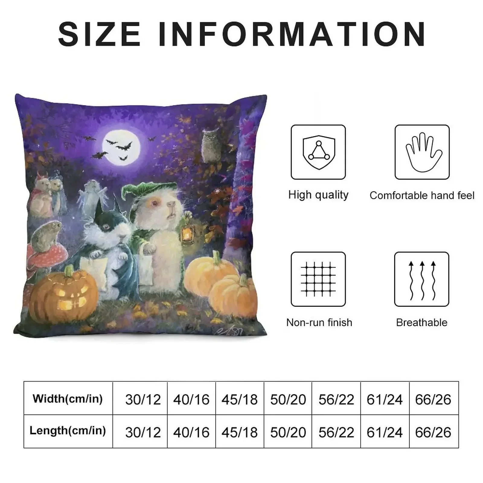 Trick or Treat Piggies Throw Pillow Decorative Cushions Pillow Case Christmas pillow