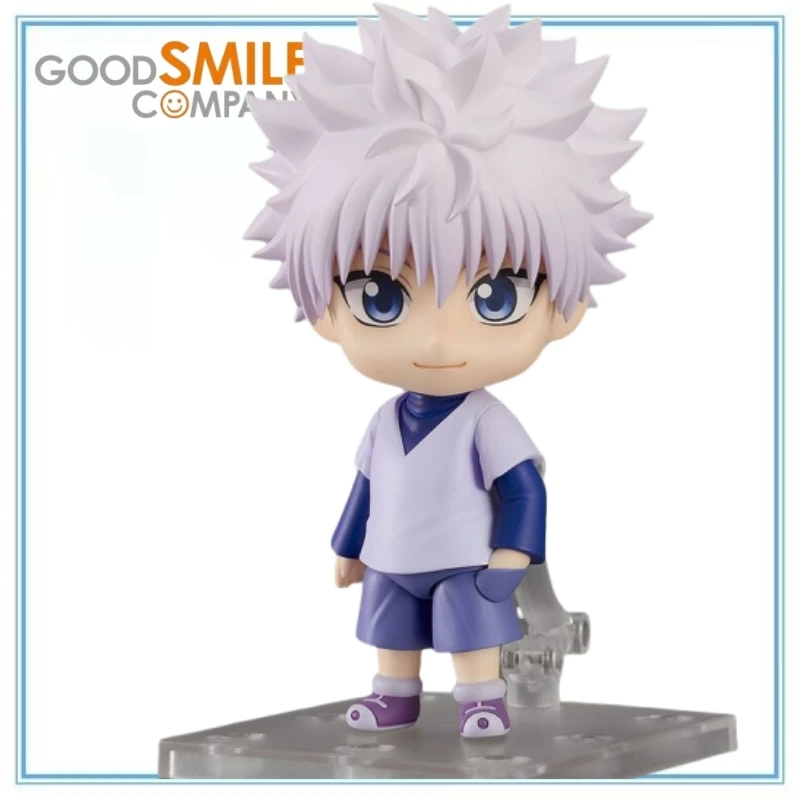 2BANDAI Аутентичный Hunter Hunter-Killua Zoldyck-Nendoroid 2804-Hunter Exam Ver Good Smile Company Аниме Мультфильм Подарки Игрушки Модель