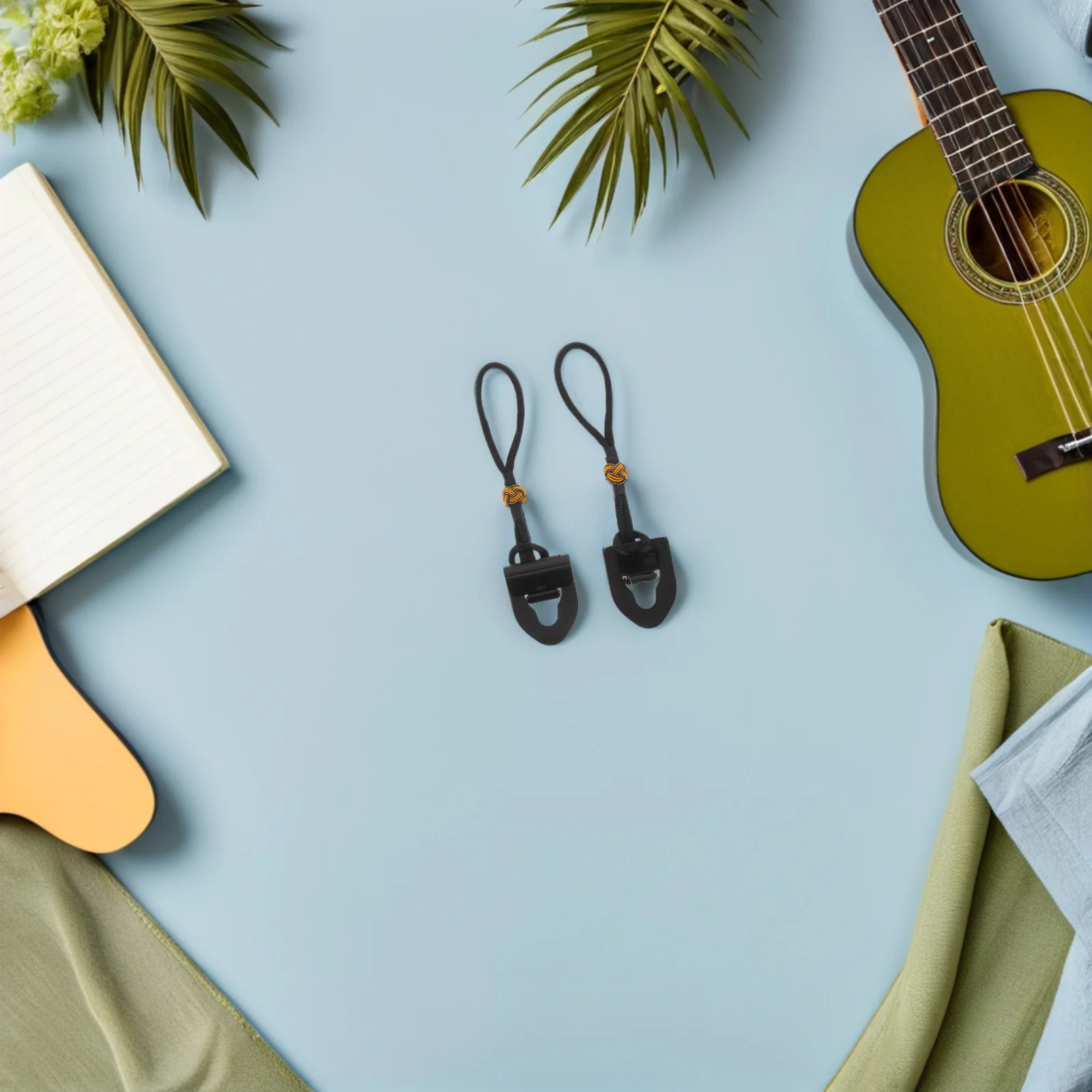 

1Pair Guitar Strap Buckle Lock Anti-Drop Secure Fastener No Drill Acoustic Electric Bass Strap Button Accessories