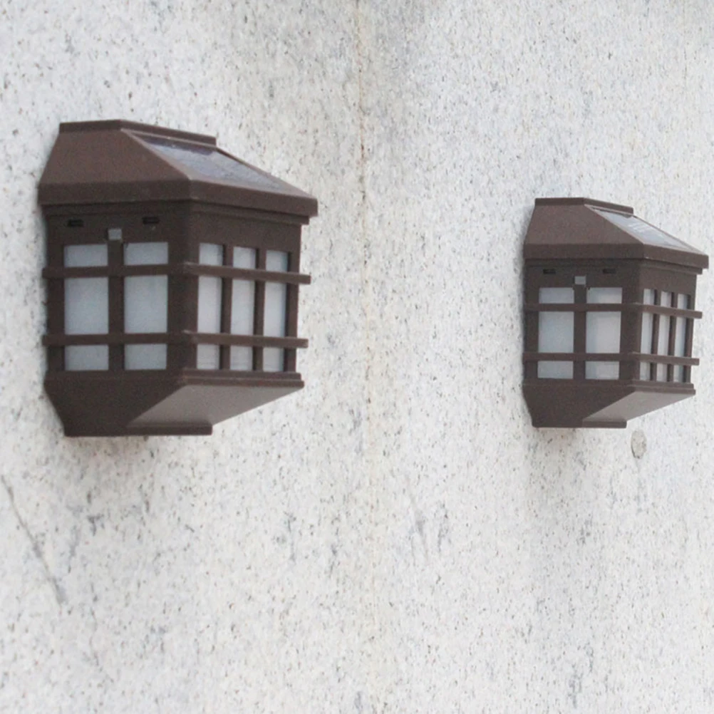 

Solar Wall Lights Outdoor Powered Waterproof Induction Lamp Mount Barn Sensor Night Garden Yard Pathway Driveway