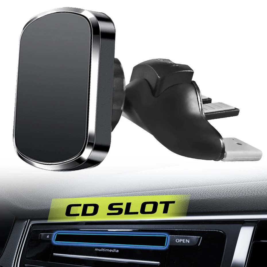 Universal Magnetic Car CD Slot Phone Holder GPS Mount Stand Cell Bracket Mobile Phone Holders Clip for iPhone Samsung Xiaomi