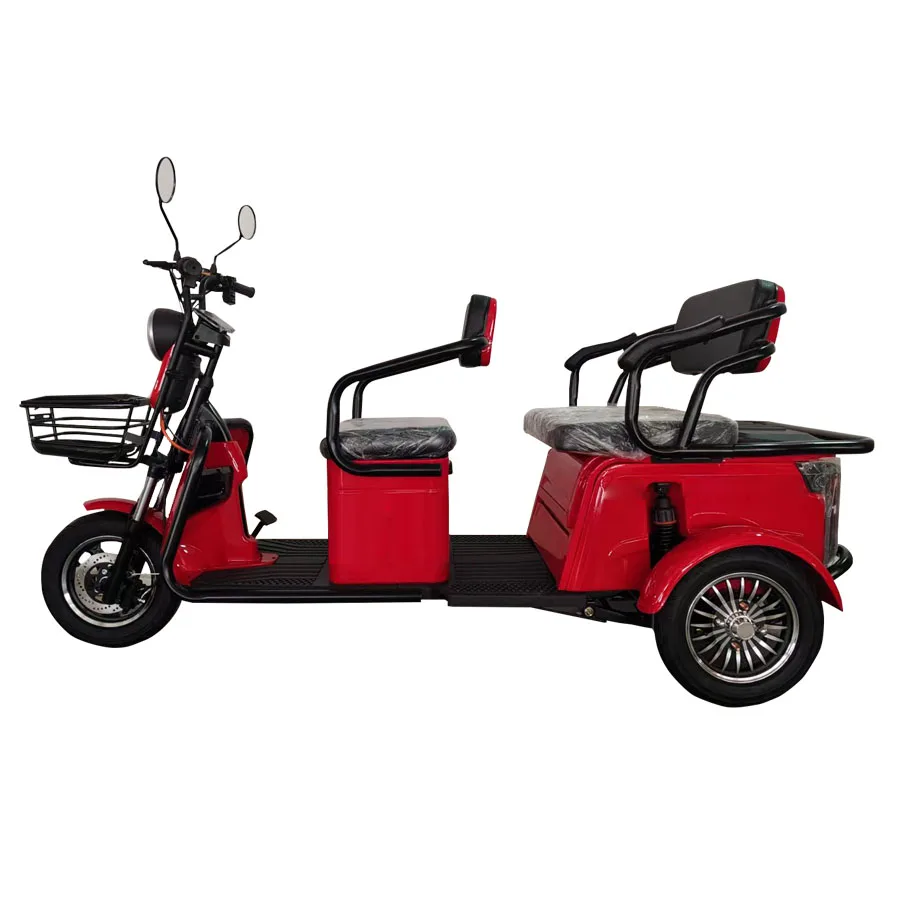 KEYU Fresh Designs Open Electric Tricycles 60V 1000W Motor Electric Tricycle Passengere for Eec European Certification