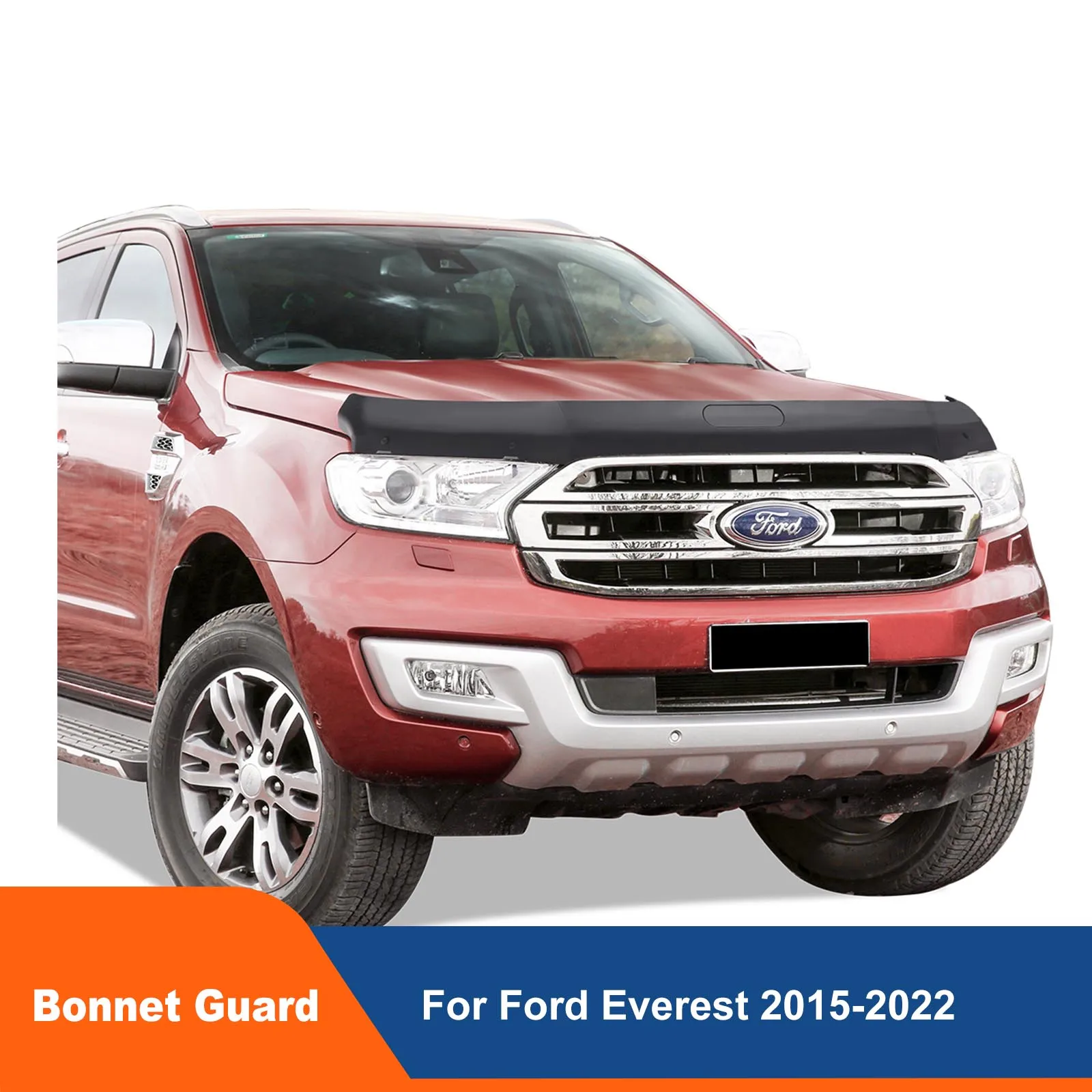 Bonnet Guard Bug Shield For Ford Everest 2015-2022 Hood Deflector Guard Bonnet Protector