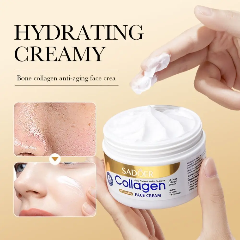 Hydraterende Gezichtsreparatie Collageen Gezichtscrème Whitening Anti-Aging Rimpel Crème Lifting Verstevigende Gezichtscrème