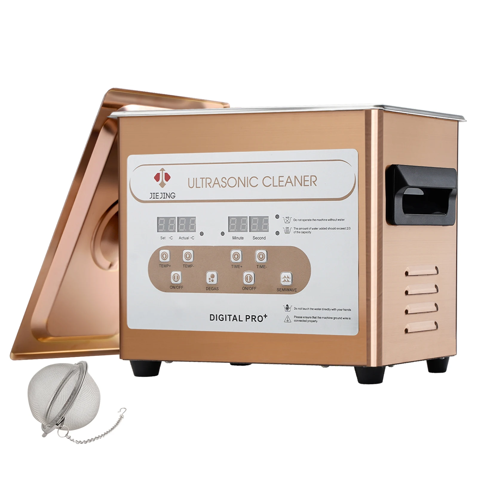 

3.2L Ultrasonic Cleaner 40kHz Ultrasonic Bath Cleaning Machine For Jewellery, Eyeglasses, Dental, CPAP, Tools, Small Parts etc