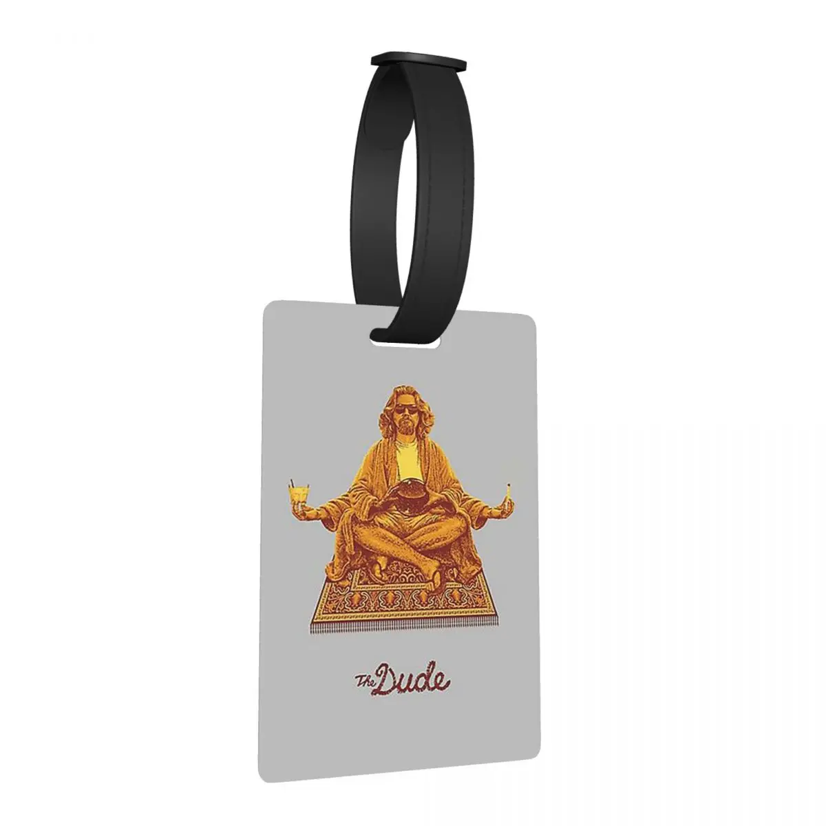 

The Dude Budha The Big Lebowski Luggage Tags Suitcase Accessories Travel Baggage Boarding Tag Label Holder ID Name Address