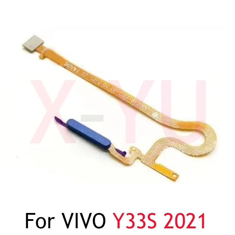 For VIVO Y33S 2021 / Y33T 2022 Home Button Fingerprint Sensor Return Power Flex Cable Repair Parts