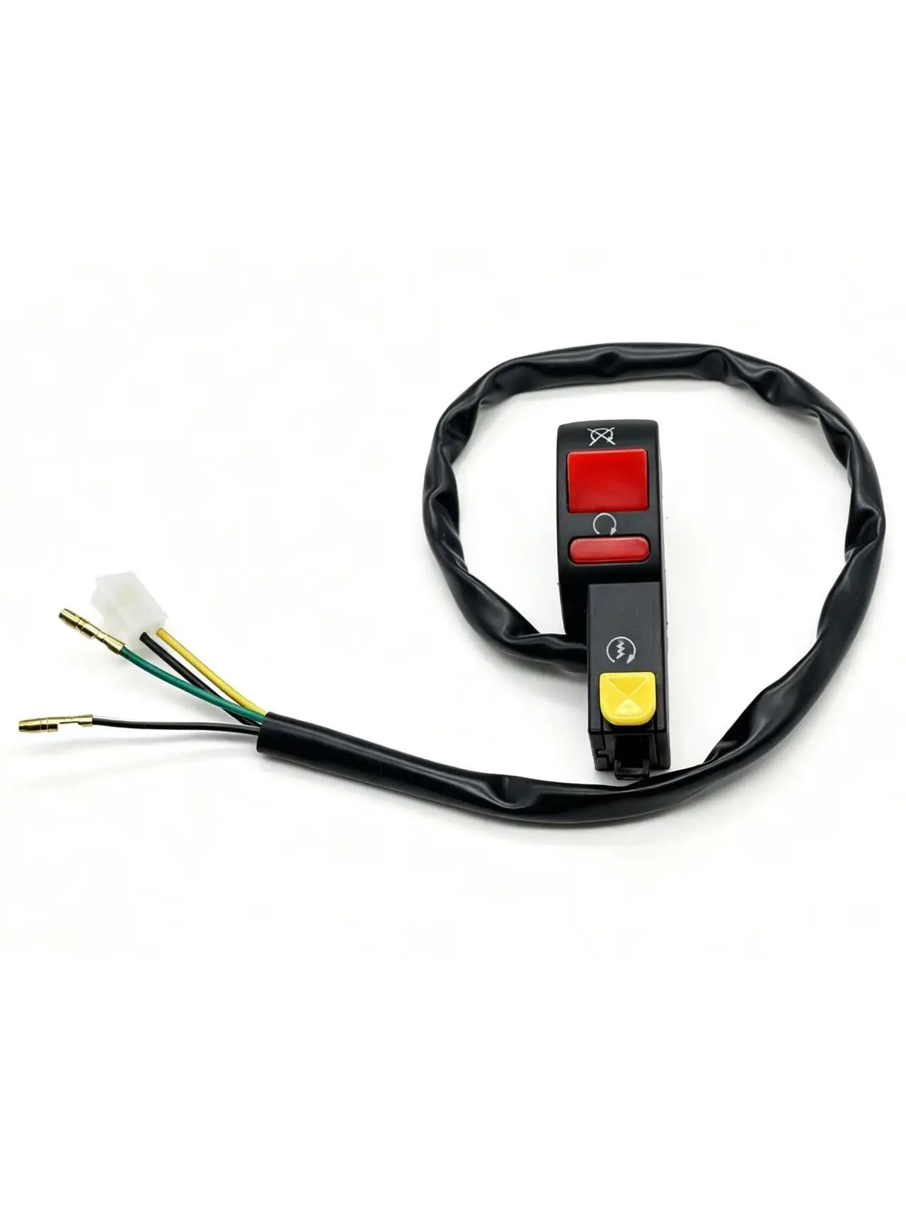 ATV Quad Pit Bike Combined Handlebar Switch, Starter Engine Stop Low Beam Light Switch, Motorbike Electrical Replacement Part