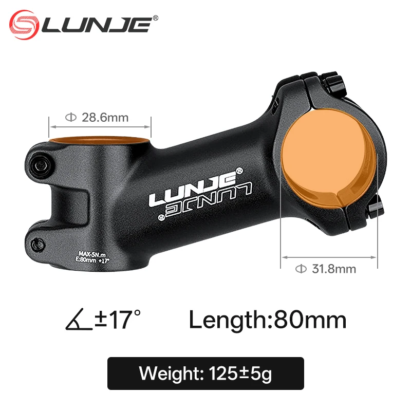 Ultraleicht Bike Power 60/70/80/90/100/110 MM MTB Fahrrad Vorbau 10/17/25/35 Grad Mountainbike Teile
