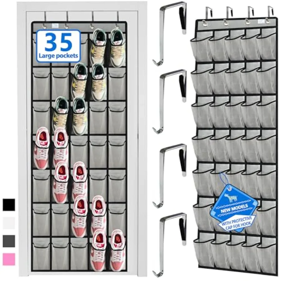 

over the door shoe organizer2025 upgraded shoe organizer 35 Huge pockets over door shoe organizer Store size 13 shoes shoe orga