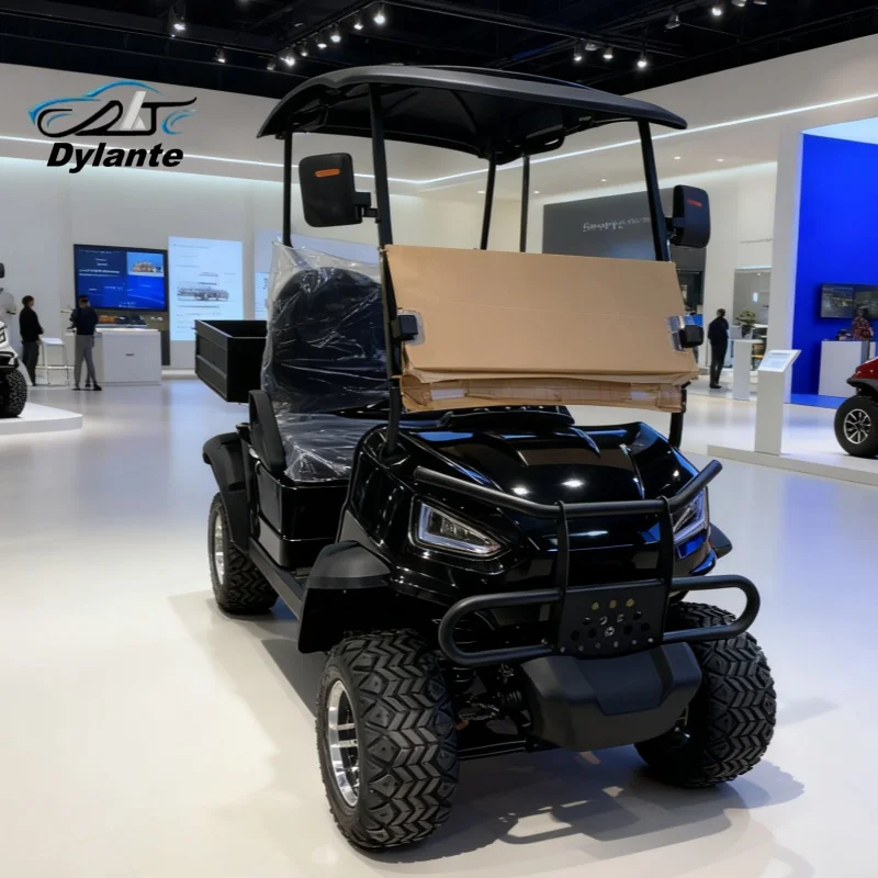 CE DOT Street Legal 4 Wheel Electric Lithium Golf Car 4 6 Seater 5000/7500W Sightseeing Scooter Electric Golf Cart Backup Camera