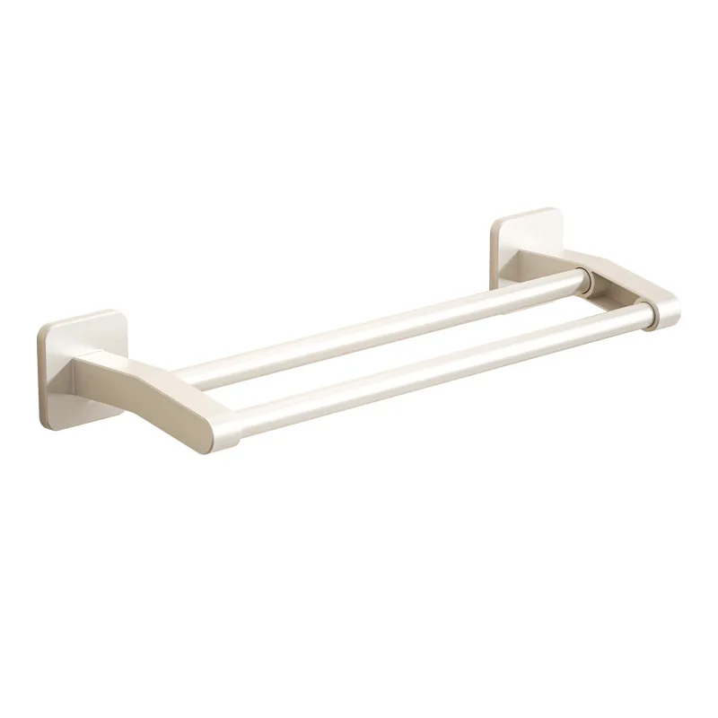 Bathroom towel rack Simple and stylish Suction cup without drilling Single bar towel rack Toilet towel rack