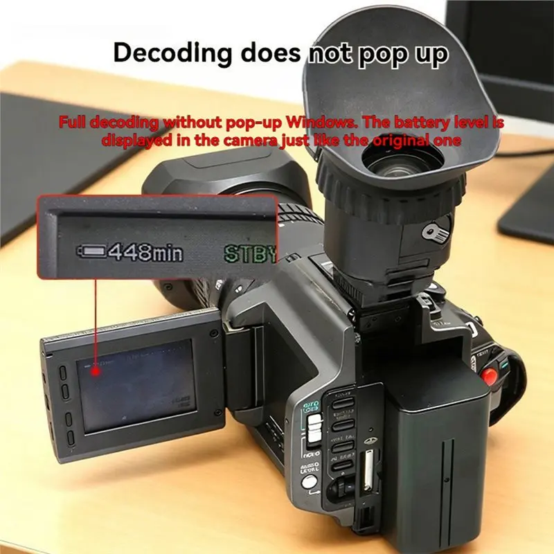 【PRICE-DROP!】NP-F960/F970 7800Mah Rechargeable Lithium Battery For Sony Video Light Monitor Replacement Parts