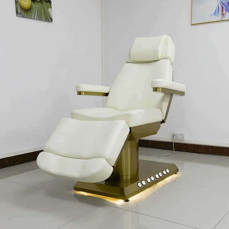 2026 Luxury  Electric Waxing Treatment Eyelash Extension Guangdong Hydro Massage Table Cosmetic Lash Bed Beauty Salon Beauty Bed