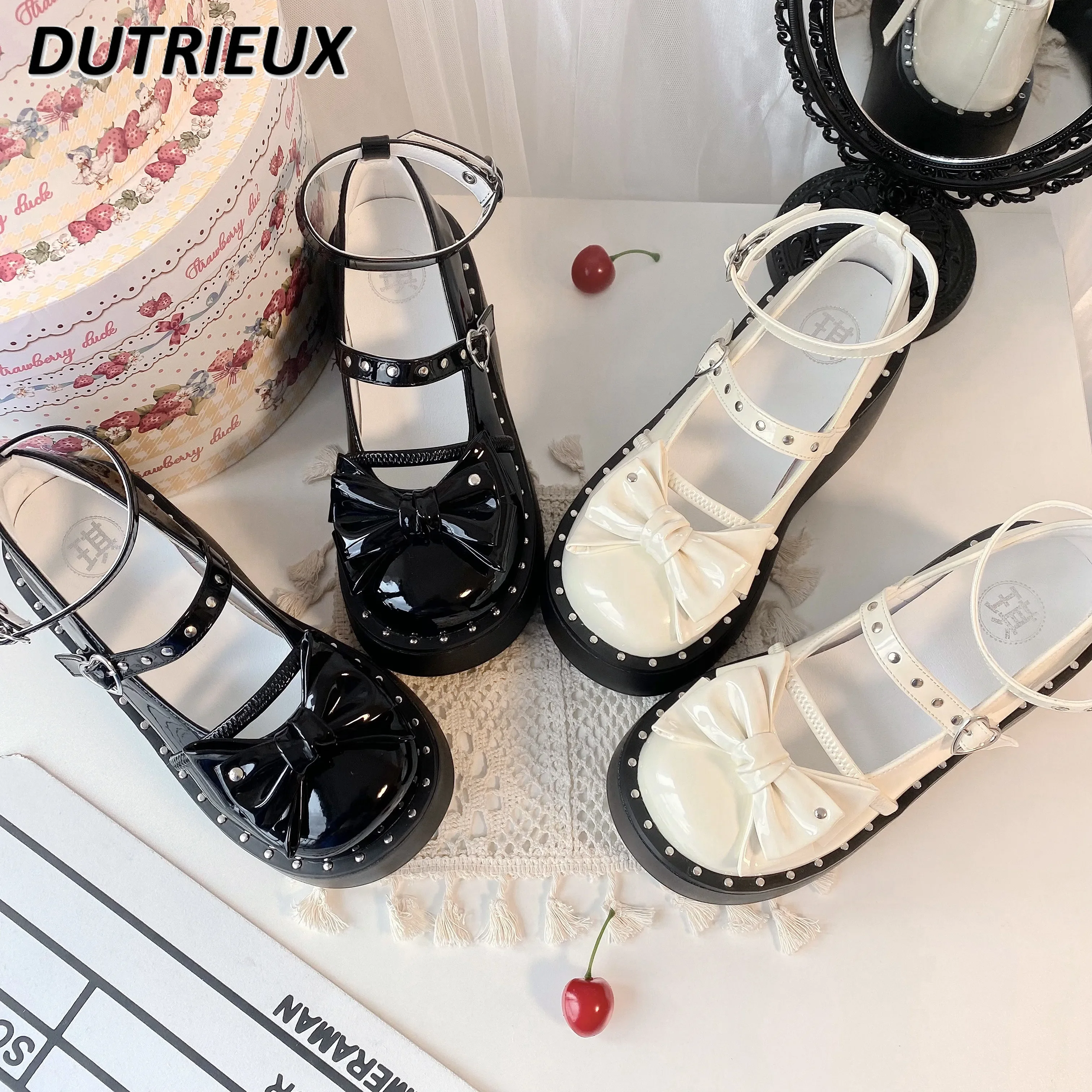 

Ladies' Sweet Cute Cool Lolita Pumps Punk Y2K Style Spring Autumn 2024 New Hot Girl Height Increasing Platform Shoes for Women